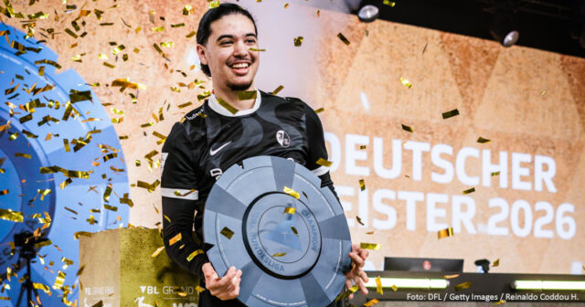 Deutschlands bester EA Sports FC 26-Spieler: Nassim Dahman ('Nassada') gewinnt die Virtual Bundesliga 2026.