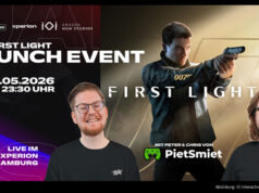 007 First Light Launch-Event im Xperion Hamburg Peter und Chris von PietSmiet begrüßen die Gäste beim 007 First Light-Launch-Event am 26. Mai in Hamburg.