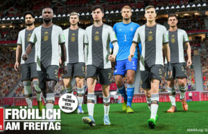 Wo bleibt das neue ‚FIFA‘? (Fröhlich am Freitag) Mit dieser Belegschaft ist die Nationalelf bei der Fußball-WM 22 aufgelaufen - buchstäblich (Szene aus EA Sports FIFA 23).