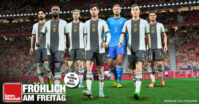 Mit dieser Belegschaft ist die Nationalelf bei der Fußball-WM 22 aufgelaufen - buchstäblich (Szene aus EA Sports FIFA 23).