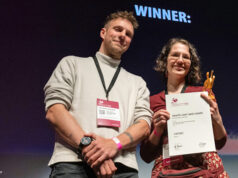 Constance gewinnt Animated Games Award 2026 Game Director Hans Böhme und 2D Environment Artist Siba Gasser nahmen stellvertretend fürs Constance-Team den Animated Games Award 2026 entgegen.