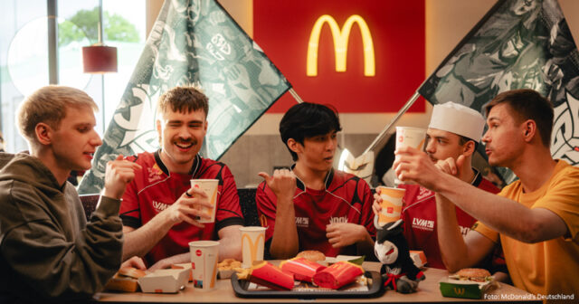 Erstmal zu Mecces: G2 Esports ist neuer Partner von McDonald's