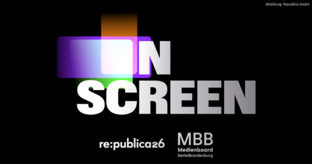 Das Republica-Format On Screen bespricht unter anderem die Themen Film, Serien, XR und Games.