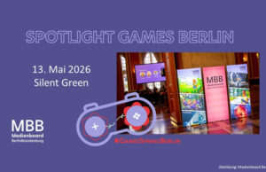 Spotlight Games Berlin 2026: Hauptstadt-Branche trifft sich im Silent Green Termin für Spotlight Games Berlin 2026: Mittwoch, 13. Mai 2026.