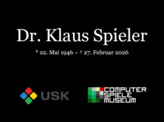 Klaus Spieler: Gründer von USK und Computerspielemuseum verstorben Einst hat er die Unterhaltungssoftware Selbstkontrolle (USK) und das Computerspielemuseum ins Leben gerufen: Im Februar 2026 ist Dr. Klaus Spieler im Alter von 79 Jahren verstorben.