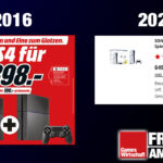 Vor zehn Jahren gab's die PlayStation 4 mit Laufwerk für 199 € - jetzt liegt die PlayStation 5 bei 649 €.
