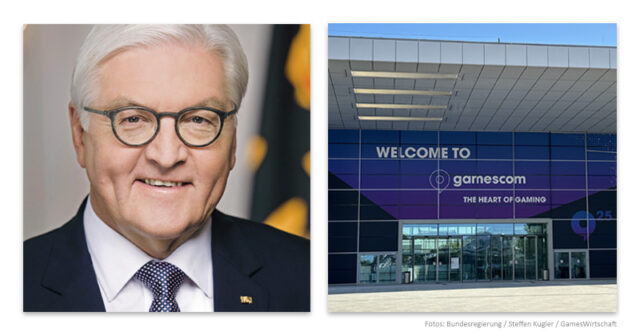 Gamescom-2026-Bundespraesident-Steinmeier-170626 Bundespräsident Frank-Walter Steinmeier kommt am 27. August nach Köln und eröffnet den Gamescom Congress 2026.
