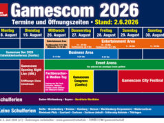 Gamescom 2026 Terminkalender: Events, Öffnungszeiten, Schulferien Der vorläufige Terminkalender für die Gamescom 2026 (Stand: 2.6.26)