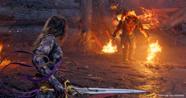Spielszene aus God of War: Laufey