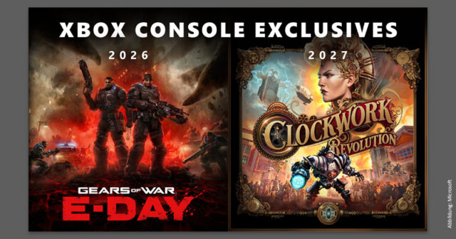 Microsoft-Xbox-Exklusivtitel-080626 Die Xbox-Neuheiten Gears of War E-Day und Clockwork Revolution läuten die "Rückkehr der Exklusivtitel" ein.