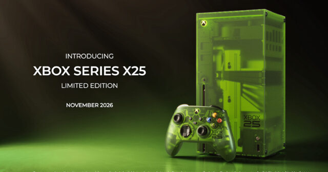 Xbox-Series-X25-Limited-Edition-080626 Die Xbox Series X25 Limited Edition erscheint zum 25. Xbox-Jubiläum im November 2026.