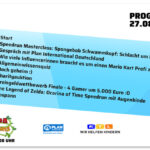 Das vorläufige Programm für das Charity-Event von Bisalina Speedruns am Gamescom-Donnerstag (27.8.)