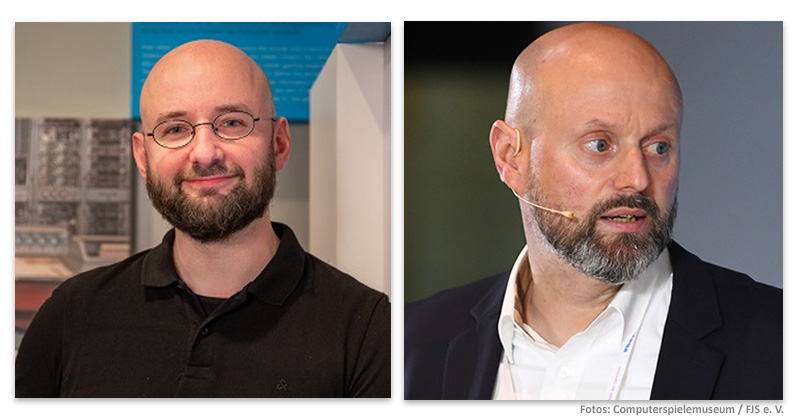 Martin Görlich und Daniel Schötz leiten seit Mai 2026 das Berliner Computerspielemuseum.