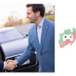 E-Sport-NRW-Präsident Marius Loewe (rechts) empfängt NRW-Staatskanzlei-Chef Nathanael Liminski (CDU).
