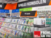 Disc-Dämmerung bei Sony: Eine Generation zieht in den Formatkrieg (Fröhlich am Freitag) Ein Bild aus der Datenträger-Blütezeit: Regalmeterweise reihten sich PC- und Konsolen-Spiele auf Disc aneinander.