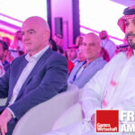 FIFA-Boss Gianni Infantino und Saudi-Arabiens Kronprinz Mohammed bin Salman bei der Ankündigung des Esports World Cup 2024 (Foto: Saudi Press Agency)