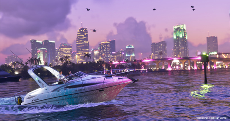 Diese schnittige Motor-Yacht ist Bestandteil der GTA 6 Ultimate Edition, die sich auch nachträglich gegen Aufpreis freischalten lässt.