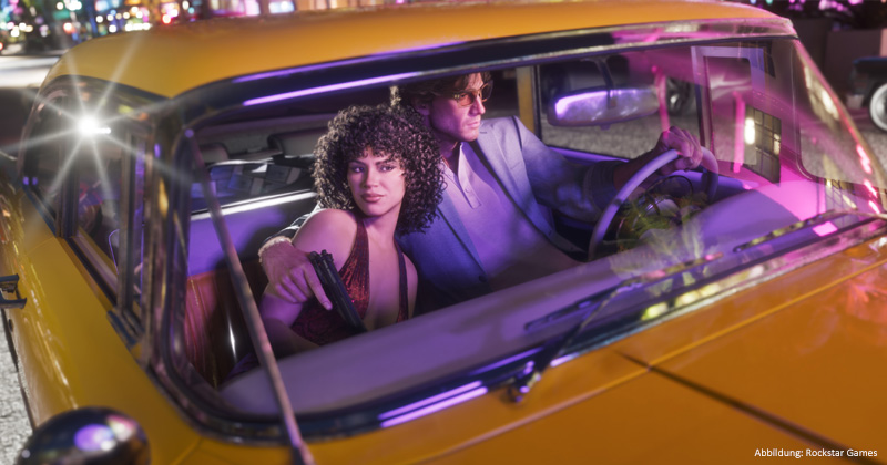 Das 'GTA 6 Vintage Vice City Pack' enthält unter anderem diesen 50er-Jahre-Oldtimer.