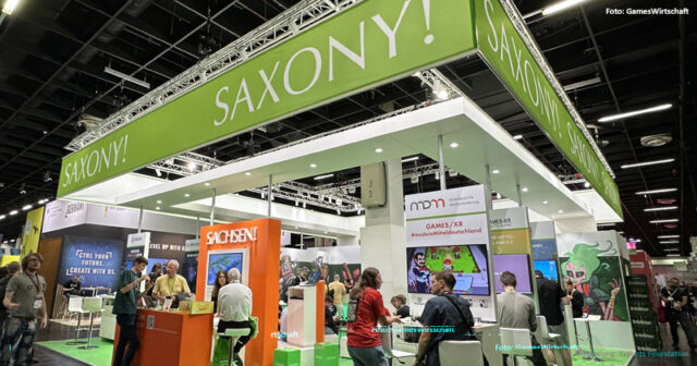 Der Gemeinschaftsstand des Freistaats Sachsen befindet sich in Halle 4.1 der Gamescom 2026.