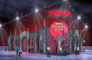 Gamescom 2026: Aussteller und Spiele in Halle 7 So stellen sich die Messebauer den Konami-Stand in Halle 7 der Gamescom 2026 vor.