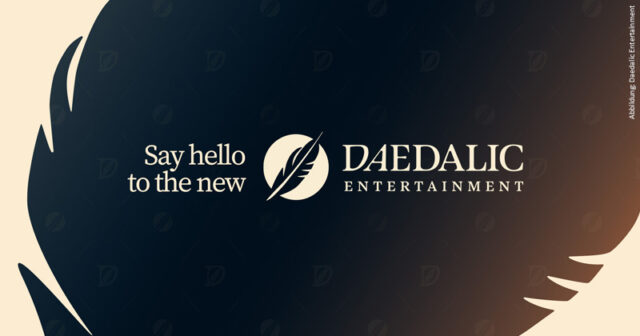 Daedalic-Entertainment-Redesign-060826 Die ikonische Feder ist geblieben - aber stilisierter und eleganter: das neue Logo von Daedalic Entertainment ab August 2026.