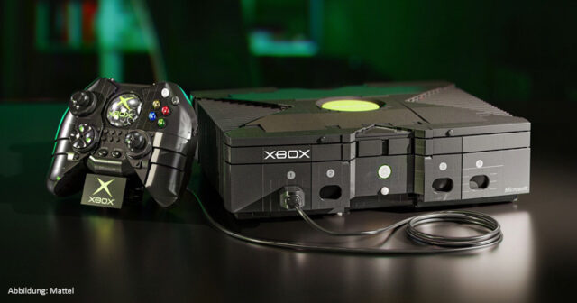 Das Xbox-Modell von Mattel Brick Shop besteht aus über 3.000 Teilen.
