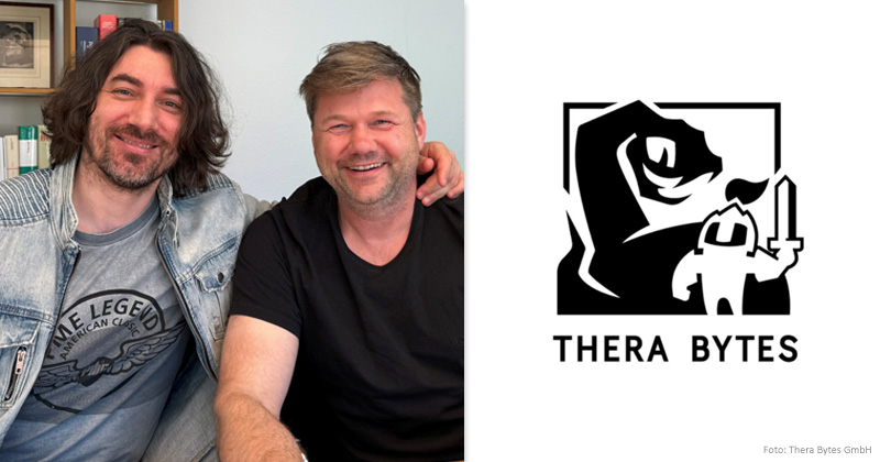 CEO Thorsten Feldmann und CTO Kreshnik Halili führen die Geschäfte der Thera Bytes GmbH.