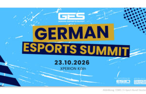 German Esports Summit 2026: ESBD verleiht German Esports Award Termin für den German Esports Summit 2026: 23. Oktober