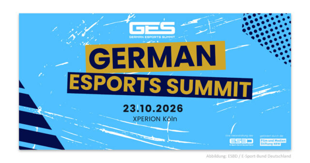 German-Esports-Summit-2026-ESBD-220926 Termin für den German Esports Summit 2026: 23. Oktober
