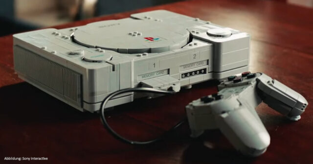 LEGO-Sony-PlayStation-Set-030926 Die LEGO-PlayStation besteht aus über 1.900 Bauteilen.