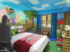 Minecraft World bekommt Minecraft Hotel Noch ist es ein Entwurf - doch ab 2027 sollen die ersten Gäste im Minecraft Hotel übernachten können.
