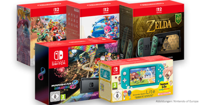 Switch 1, Switch 2 und Lite: Mit diesen Bundles geht Nintendo ins Weihnachtsgeschäft 2026.