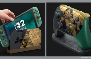 The Legend of Zelda: Nintendo bringt Switch 2-Sondermodell Die Switch 2 in The Legend of Zelda-Sonderlackierung gibt es ab 29.10. im Einzelhandel - den Pro Controller verkauft Nintendo nur im eigenen Online-Shop.