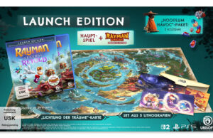 Rayman Legends Retold: Ubisoft baut üppige Launch Edition Die Rayman Legends Retold Launch Edition ist serienmäßig mit vielen Extras ausgestattet.