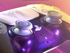 Grand Theft Auto 6: Sony kündigt GTA 6 DualSense-Controller an (Update) Ein echtes Schmuckstück: Bei Lichteinfall schimmert die Oberfläche des Grand Theft Auto 6 Limited Edition DualSense Wireless Controllers.