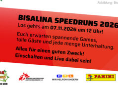 Bisalina Speedruns plant XXL-Ausgabe im November Am 7.11.2026 steigt das große Bisalina Speedruns-Event in Köln.