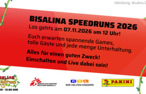 Bisalina Speedruns plant XXL-Ausgabe im November Am 7.11.2026 steigt das große Bisalina Speedruns-Event in Köln.