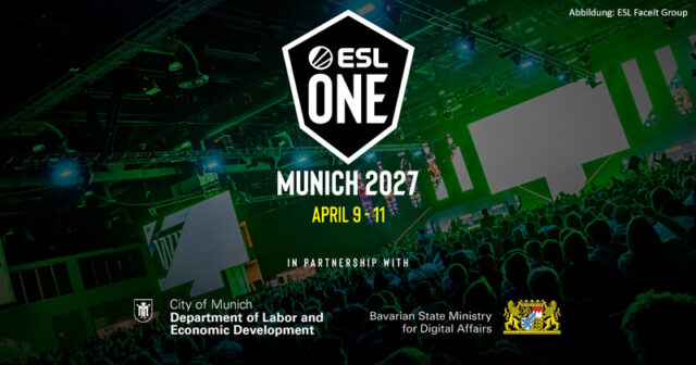 Termin für die ESL One Munich 2027: 9. bis 11. April