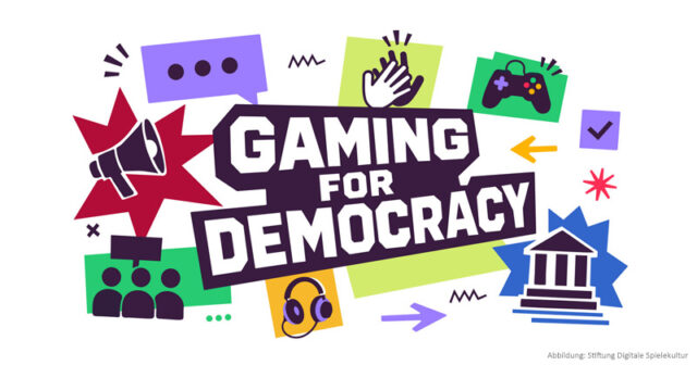 Vier Stiftungen, eine Initiative: Gaming For Democracy