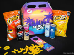 Logo Getränkemärkte vermarkten ‚Gaming Snackbox‘ zum GTA 6-Start Chips, Cola, Energy-Drink und Türschild: Die 'Gaming Snackbox' ist ab 2.11.26 in den Logo-Märkten erhältlich.