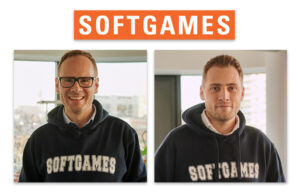 Softgames feiert 20. Geburtstag Softgames-Gründer und -Inhaber Alexander Krug und André Krug