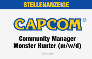 Capcom sucht Community Manager – Monster Hunter (m/w/d) / Stellenanzeige Stellenanzeige / Capcom Entertainment Germany GmbH / Community Manager Monster Hunter (m/w/d)