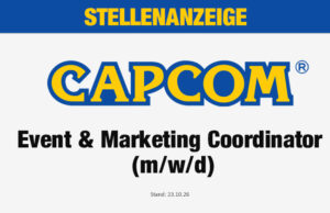 Capcom sucht Event & Marketing Coordinator (m/w/d) / Stellenanzeige Stellenanzeige / Capcom Entertainment Germany GmbH / Event & Marketing Coordinator (m/w/d)
