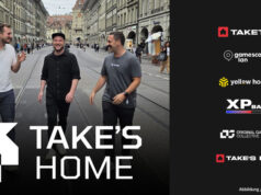 TaKe’s Home: Drei Agenturen unter einem Dach Die TaKe's Home-Macher Christopher Flato (Yellow House), Paul Dahlhoff (OGC) und Dennis Gehlen (TakeTV)