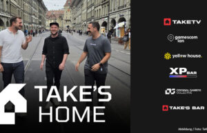 TaKe’s Home: Drei Agenturen unter einem Dach Die TaKe's Home-Macher Christopher Flato (Yellow House), Paul Dahlhoff (OGC) und Dennis Gehlen (TakeTV)
