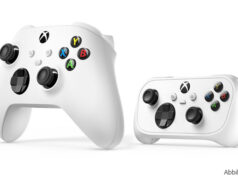 Xbox Nano-Controller vorbestellbar Der Vergleich zeigt den Größen-Unterschied zwischen dem traditionellen Xbox-Controller und dem neuen Nano Controller.